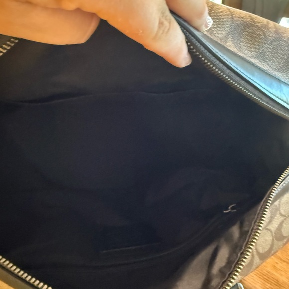 Coach Tan Duffel Bag with Patches- NEW - Picture 6 of 8